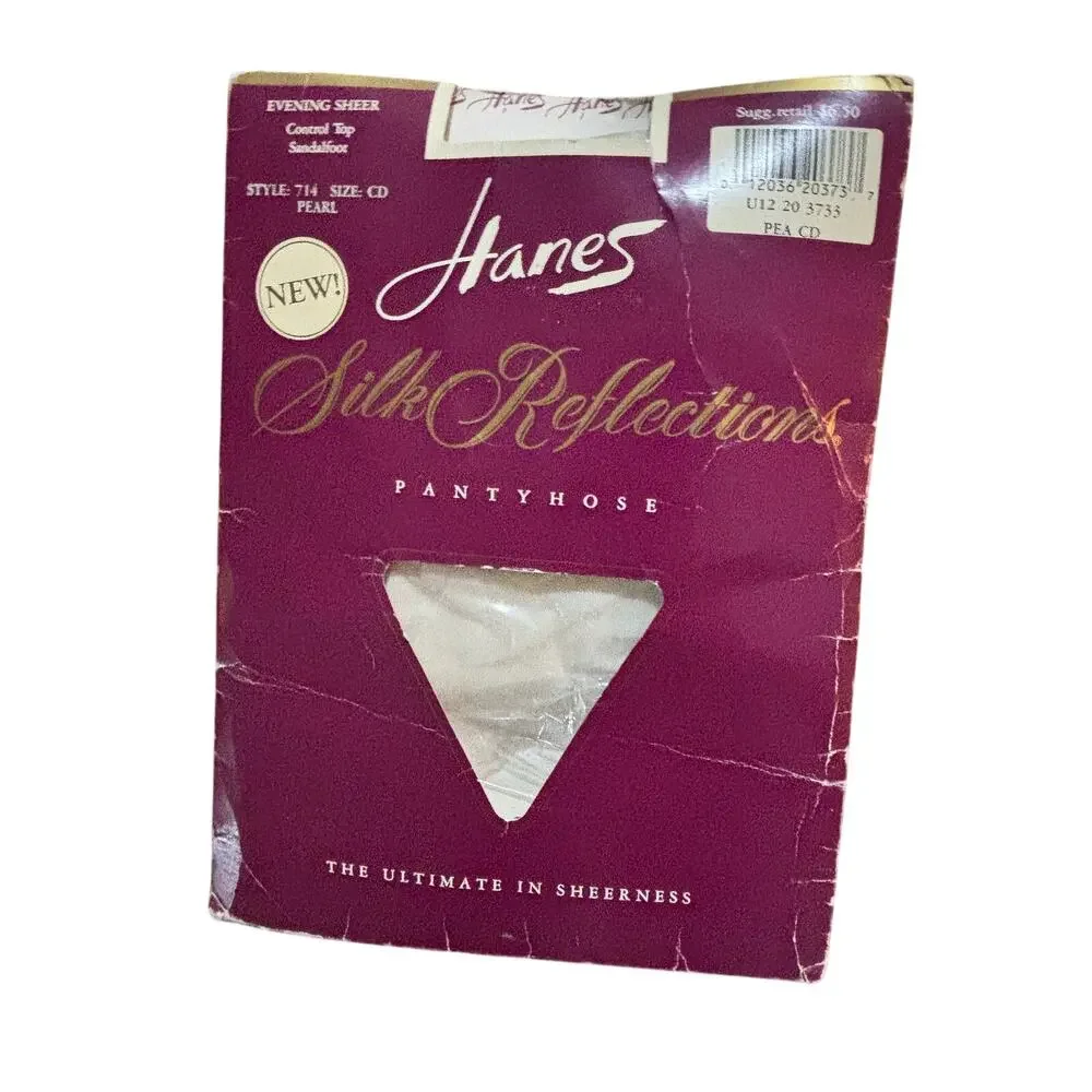 Lot of 5 Hanes Vintage Pantyhose